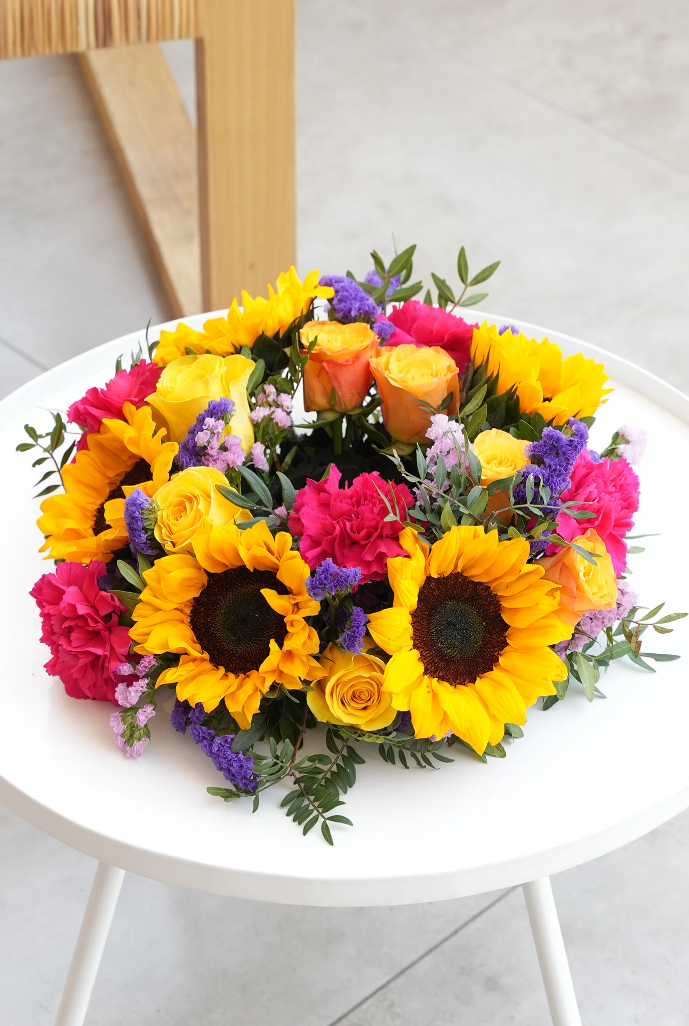 Vibrant Funeral Wreath - Image 10